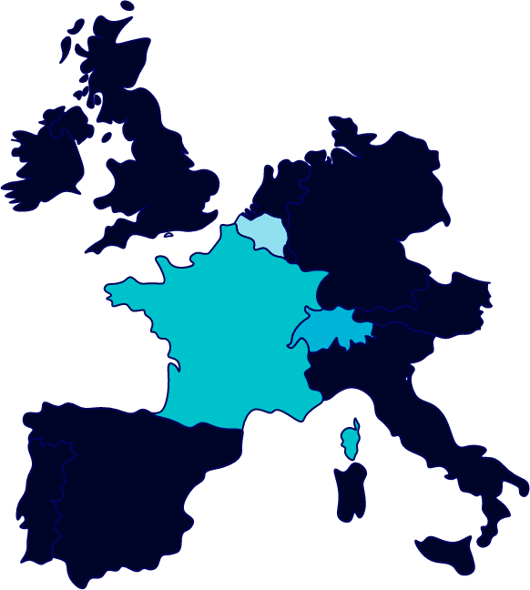 carte europe et france